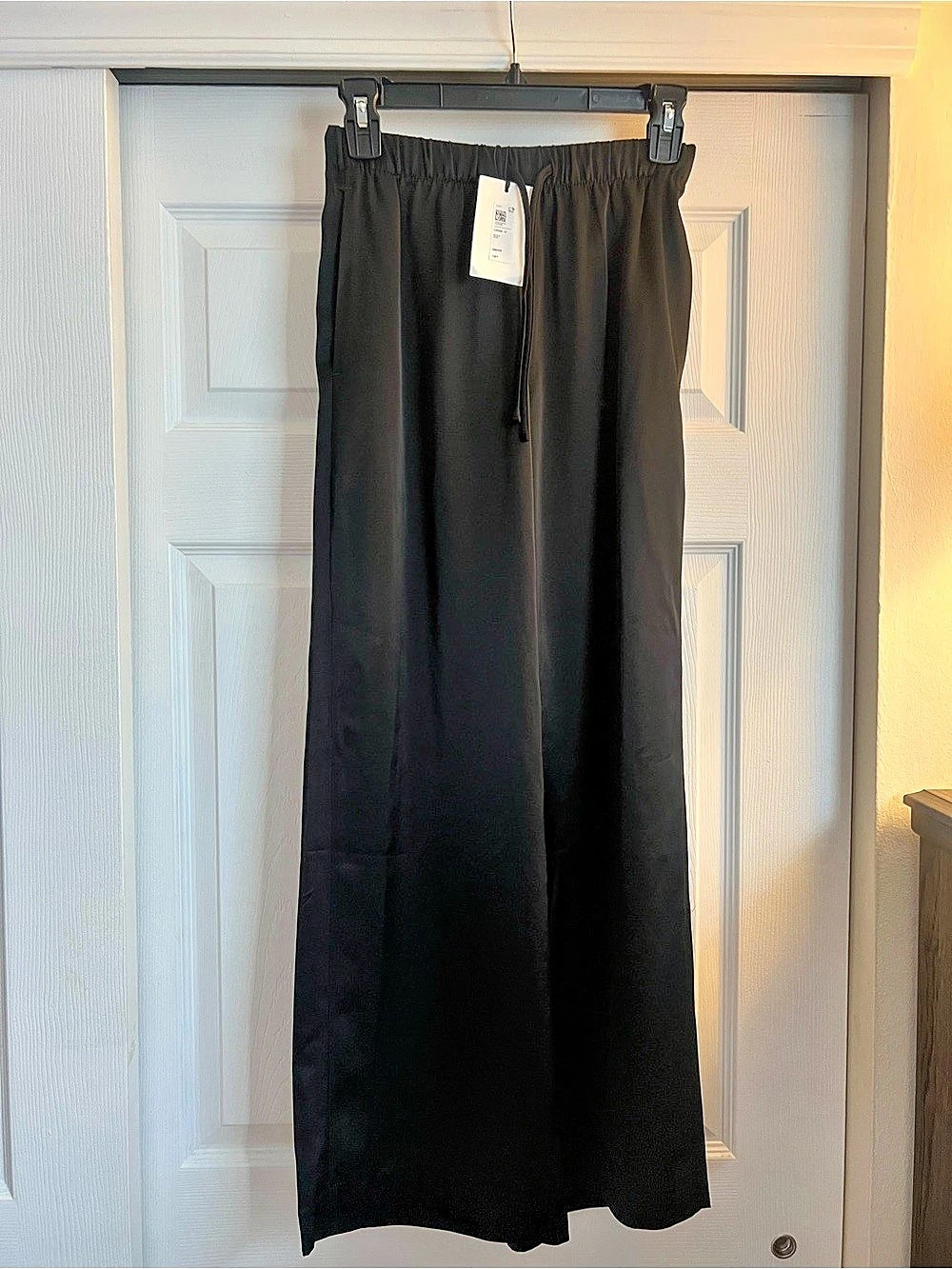 Aritzia Lodge R Wide Leg Pants in Black Size 2XS NWT